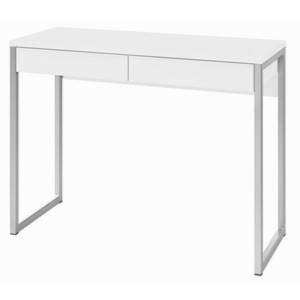 KIT SCRIVANIA LACCATA BIANCA 102x40x76H 80122UU