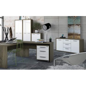 UFFICIO LINEA DISEGNO KIT LIBRERIA 6 VANI 35,5X44X217H