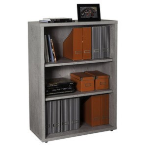 PRATICO KIT LIBRERIA CM 35,7X81,6X112H IN MELAMINICO COLORE CEMENTO