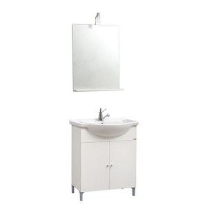 MOBILE BAGNO DESY CM.58 COMPLETO COLORE BIANCO