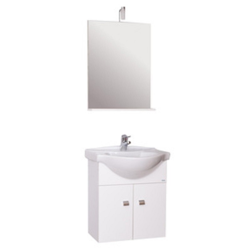 MOBILE BAGNO SOSPESO EMMA CM.58 COMPLETO COLORE BIANCO MOBILE BAGNO SOSPESO EMMA CM.58 COMPLETO COLORE BIANCO