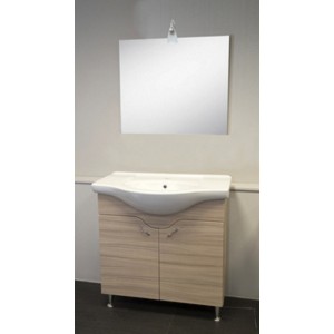 MOBILE BAGNO FRANCESCA CM.85 COMPLETO COLORE OLMO