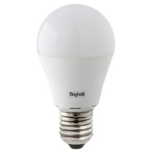 LAMPADA 10PZ BEGHELLI LED 56933 GOCCIA E27 W12 CALDA 3000K LAMPADINA