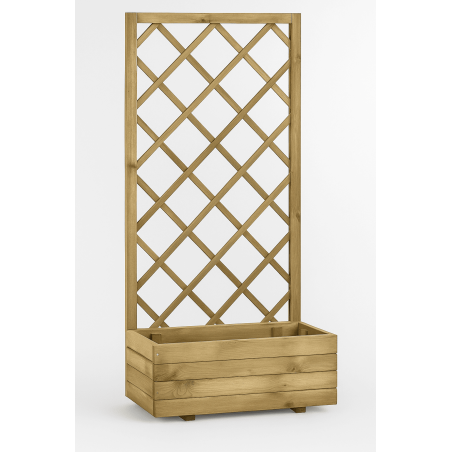 Fioriera in legno 70x35xh140 cm " ECOFLORA "