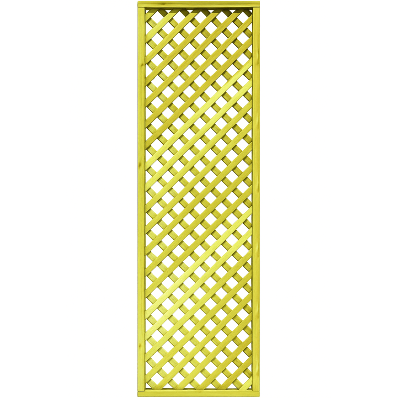 Pannello grigliato frangivista 60xh180 cm in legno di pino impregnato