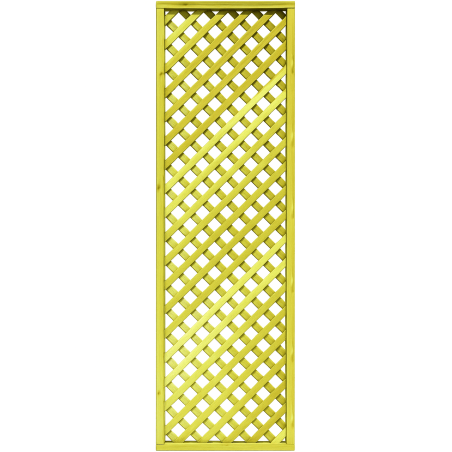 Pannello grigliato frangivista 60xh180 cm in legno di pino impregnato
