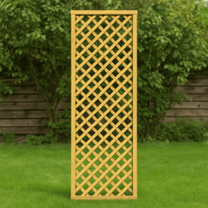 Pannello grigliato frangivista 90xh180 cm in legno di pino impregnato