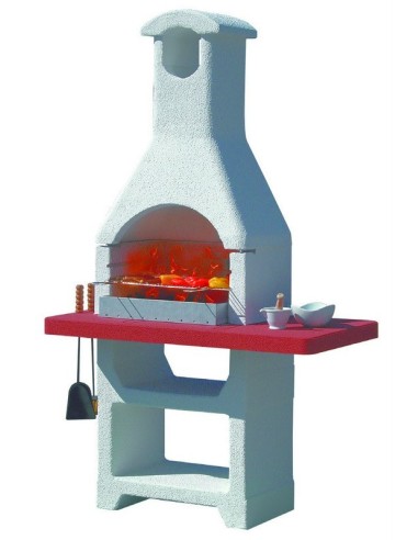 BARBECUE IN MURATURA MARTINICA LX CON CAPPA A CARBONELLA FORNO GRIGLIA