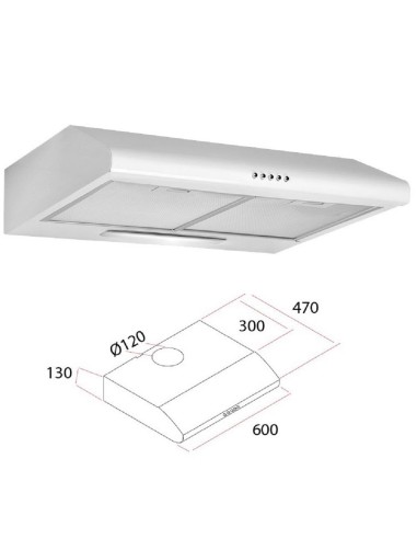 KIT CUCINA CAPPA ELETTRICA CM.60