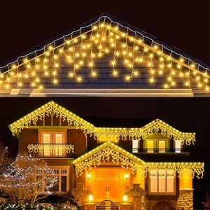 Cascata di Luci LED 4x0,60 Metri per Interni ed Esterni