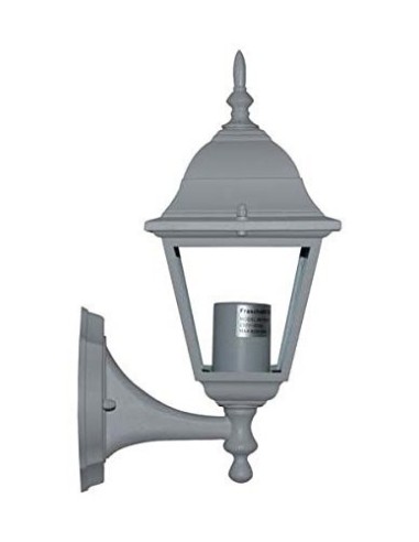 LANTERNA ALLUMINIO BIANCO VIENNA CON BRACCIO 15X20X35H  Illuminazione ESTERNO LAMPIONE