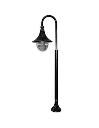 LAMPIONE ALLUMINIO 1 LUCE GALATEA PALO CM.120H Illuminazione ESTERNO