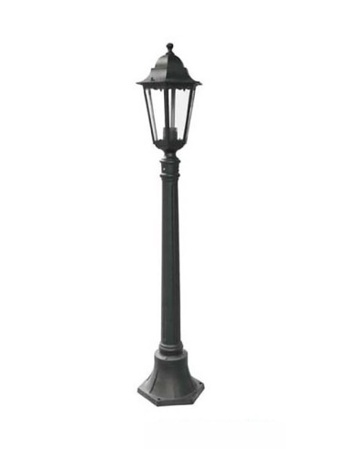 LAMPIONE ALLUMINIO 1 LUCE MINERVA PALO 120H Illuminazione ESTERNO