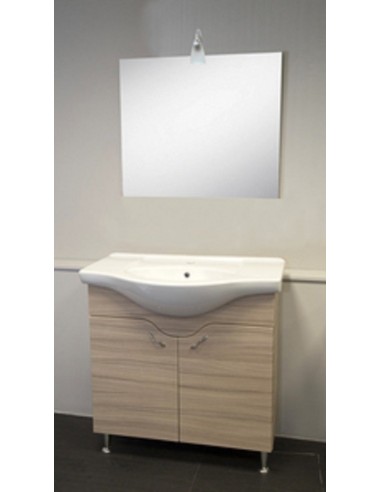 MOBILE BAGNO FRANCESCA CM.85 COMPLETO COLORE OLMO