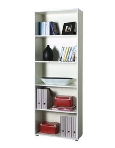 KIT MOBILE LIBRERIA 4 RIPIANI 70X30X197H COLORE BIANCO