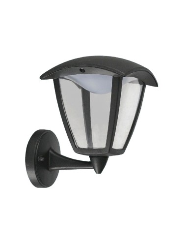 LAMPADA A PARETE LED 590 LUMEN LANTERNA APPLIQUE SELENE INFERIORE ALLUMINIO
