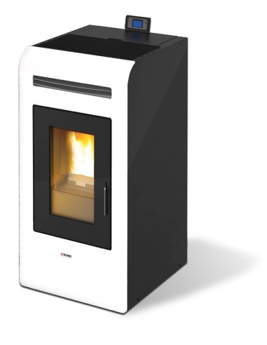 STUFA PELLET KING 16 KW 15,5 BIANCA MADE IN ITALY