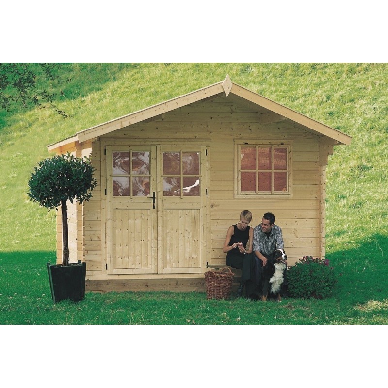 Casetta ROSITA legno nordico GARTENPRO  398x318x194/242H