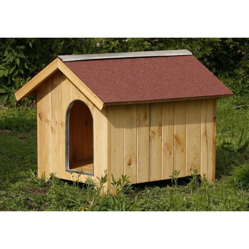 Cuccia in legno per cani Gartenpro 60x80x75H