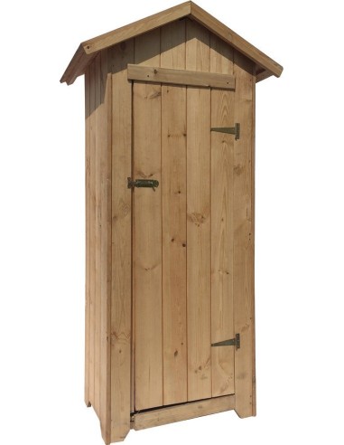 Casetta ARMADIO da giardino in legno di pino GARTENPRO 63x78180H