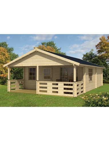 Casa Casetta cottage OKA in legno GARTENPRO cm 575x940x326/224H