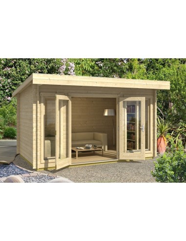 Casetta giardino DORSET legno nordico GARTENPRO 408x268x234/211H