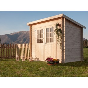 Casetta in legno nordico NINA cm. 250x200 con Pavimento