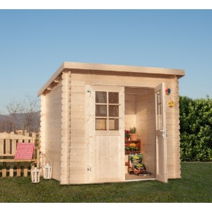 Casetta in legno nordico ASIA cm. 300x300X200H con Pavimento