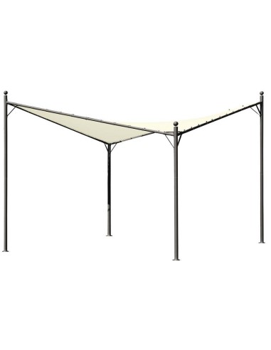 GAZEBO VELA PARASOLE ACCIAIO ALICANTE 3,5X3,5MT