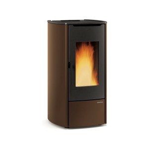 Termostufa a pellet Extraflame Nordica MARINA IDRO H11  ventilata 12 kw Bronzo