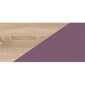 MOBILE LETTO SOPPALCO SCALETTA BAMBINI VERANA L cm H190x120x236 ROVERE VIOLA