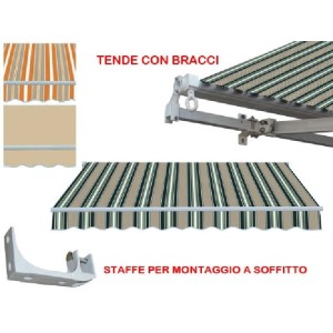 Ricambio staffa per tende da sole montaggio a soffitto