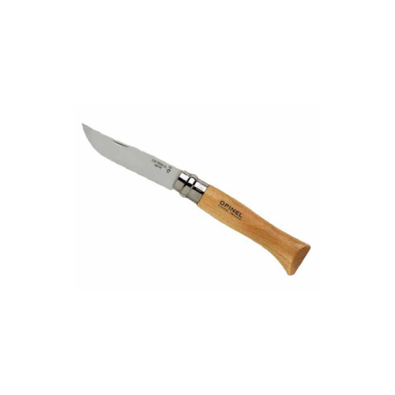 COLTELLO CM.10 OPINEL CON IMPUGNATURA IN LEGNO E GHIERA BLOCCALAMA COLTELLO CM.10 OPINEL CON IMPUGNATURA IN LEGNO E GHIERA BLOCCALAMA