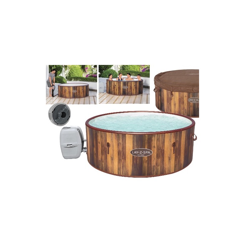 PISCINA SPA 180xH66 cm LAY-Z HELSINKY BESTWAY 60025 PISCINA SPA 180xH66 cm LAY-Z HELSINKY BESTWAY 60025