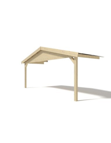Veranda frontale per casetta CAMILLA cm.500x200