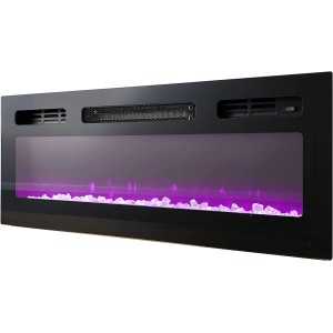 MOBILE TV CON CAMINETTO ELETTRICO GRANERO INCORPORATO cm200x35x57 QUERCIA