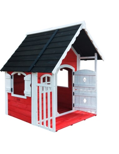 CASETTA CASINA LEGNO ANNY PER BAMBINI CM.120X130X140H GIOCO GIARDINO