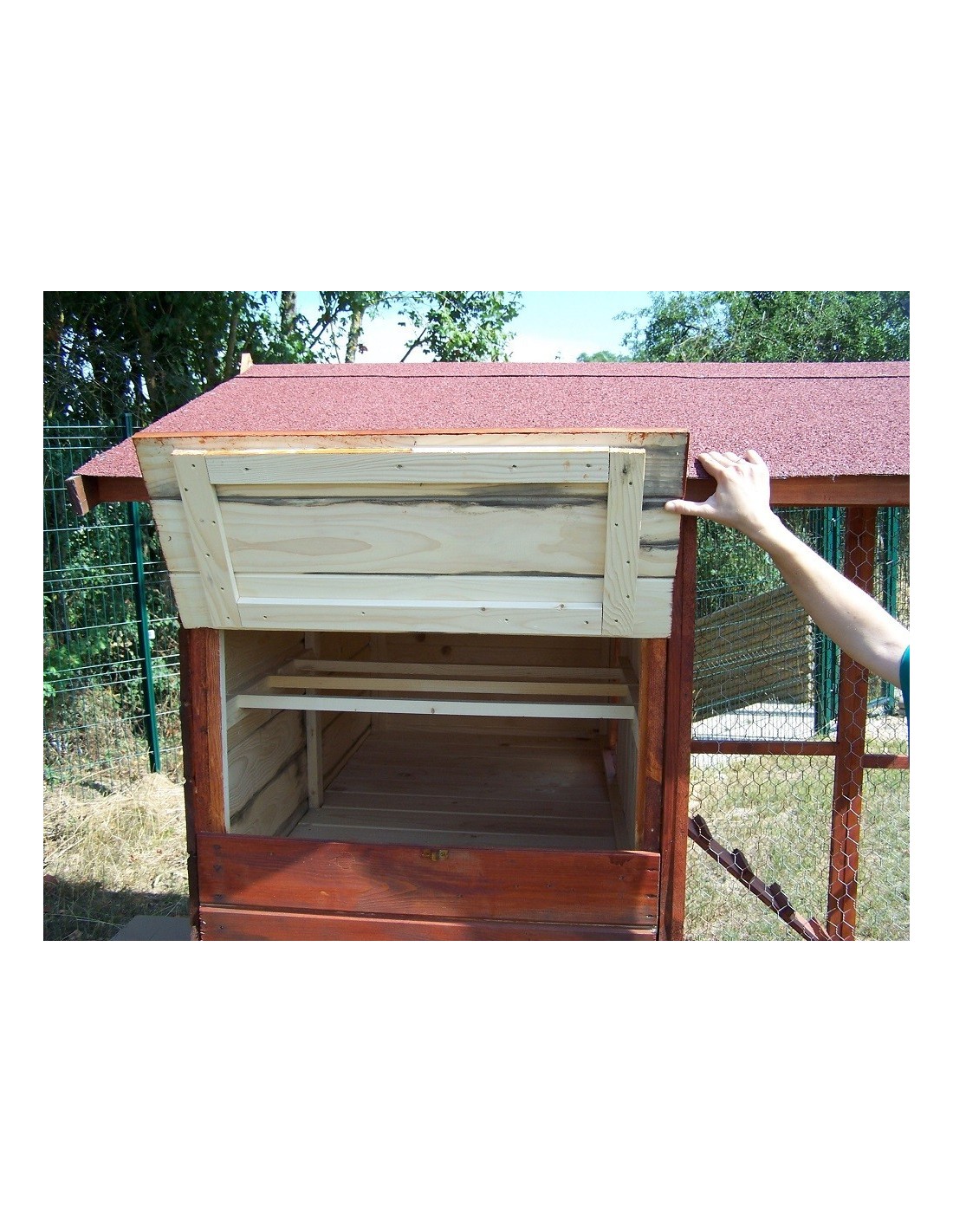 CASETTA PER GALLINE POLLAIO FORESTA IN LEGNO 160X244