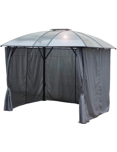 Gazebo Foresta in alluminio e policarbonato 300x360x280H