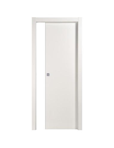 Porta scorrevole modello Microtec colore bianco 210x70 Cm