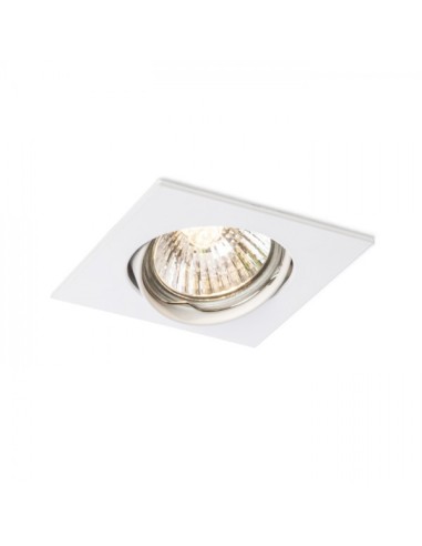 Faretto da incasso TOPIC SQ inclinabile bianco opaco 230V GU10 50W