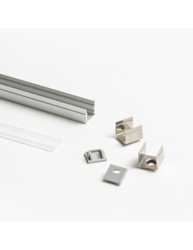 Profilo LED PROFILE C montaggio da parete/da soffitto 1m