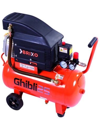 COMPRESSORE CARRELLATO BRIXO GHIBLI 25LT