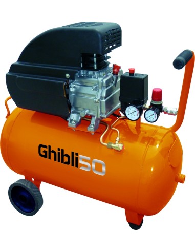 COMPRESSORE CARRELLATO BRIXO GHIBLI 50LT