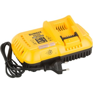 DeWalt Caricabatteria rapido per piattaforma XR FLEXVOLT con cavo elettrico DCB118-QW