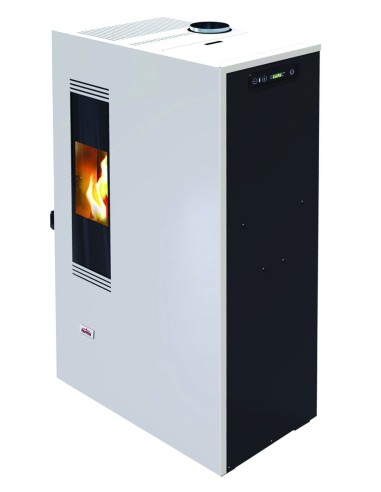 STUFA A PELLET 4,4 Kw QUEEN MINI 5 BIANCA 47x27xH88 cm