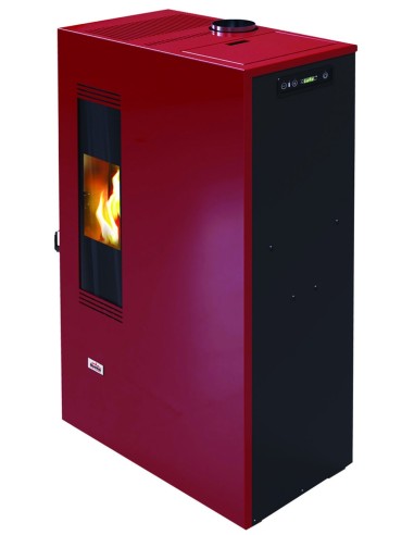 STUFA A PELLET 4,4Kw QUEEN MINI 5 BORDEAUX 49x46xH116 cm.