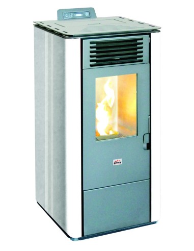 STUFA A PELLET 6,42KW QUEEN 8 BIANCA 44x48xH92 cm