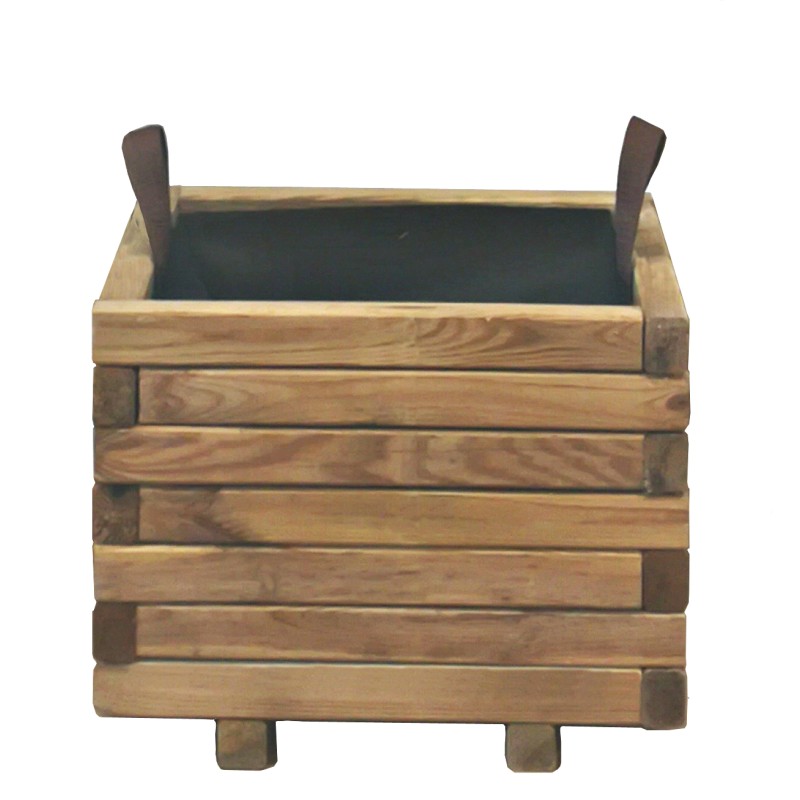 FIORIERA IN LEGNO GLADYS 40x40xH 30,5 CM FIORIERA IN LEGNO GLADYS 40x40xH 30,5 CM