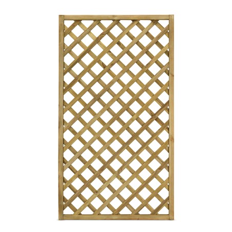 PANNELLO GRIGLIATO TRENDY IN LEGNO dim. 90X180 cm FORO 9X9 CM e CORNICE 34X34